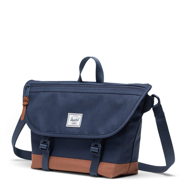Herschel Cove Messenger - Umhängetasche S 24.5 cm (navy/saddle brown) - Markenkoffer