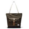 Herschel Retreat - Borsa shopper 13" 45.5 cm (ivy green/light pelican)