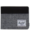 Herschel Roy - Portafoglio 6cc 11.5 cm RFID (raven crosshatch)