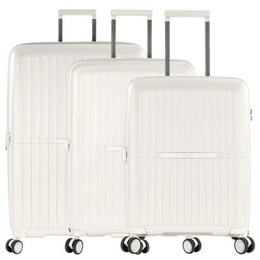 Heys AirLite - 4 - Rollen - Trolley Set 3tlg. L/M/S erw. (weiß) - Markenkoffer