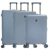 Heys Earth Tones - Set di trolley a 4 ruote 3 pezzi L/M/S espandibile (grigio glacier)