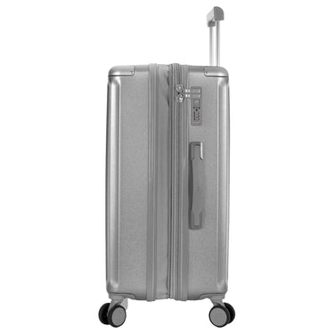 Heys Luxe - 4 - Rollen - Trolley M 66 cm erw. (silver) - Markenkoffer