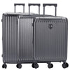 Heys Luxe - Set di trolley a 4 ruote 3 pezzi L/M/S adulto (gunmetal)