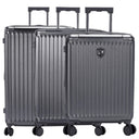 Heys Luxe - 4 - Rollen - Trolley Set 3tlg. L/M/S erw. (gunmetal) - Markenkoffer