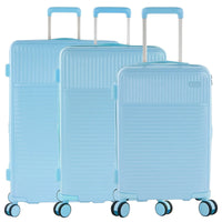 Heys Pastel - 4 - Rollen - Trolley Set 3tlg. erw. (blue) - Markenkoffer