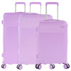 Heys Pastel - Set di trolley a 4 ruote 3 pezzi (lavanda)