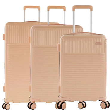 Heys Pastel - 4 - Rollen - Trolley Set 3tlg. erw. (nude) - Markenkoffer