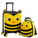 Heys Super Tots - 4 - Rollen - Kindertrolley Rucksack 2tlg. 46 cm (Bumble Bee) - Markenkoffer