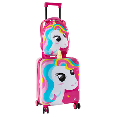 Heys Super Tots - 4 - Rollen - Kindertrolley Rucksack 2tlg. 46 cm (Unicorn) - Markenkoffer