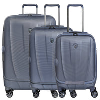 Heys Vantage Smart Access - 4 - Rollen - Trolley Set 3tlg. erw. (slate blue) - Markenkoffer