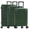 Heys Zen - Set di trolley a 4 ruote 3 pezzi (verde)