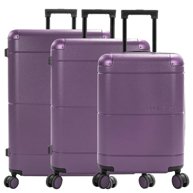 Heys Zen - 4 - Rollen - Trolley Set 3tlg. erw. (lila) - Markenkoffer