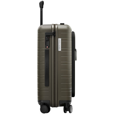 Horizn Studios M5 Essential - 4 - Rollen - Kabinentrolley mit Vortasche S 55 cm (dark olive) - Markenkoffer