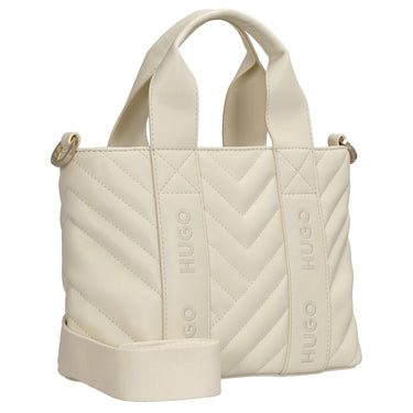 HUGO Becky Tote Mini - Henkeltasche 24 cm (open white) - Markenkoffer