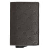 Joop Leggero Stampa C-One E-Cage - Portacarte di credito 8cc 10,5 cm (colore: marrone scuro)
