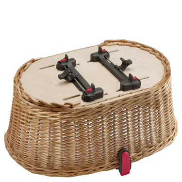 KLICKfix Doggy Basket 40 - Hundefahrradkorb (Korbklip) 52 cm (braun) - Markenkoffer