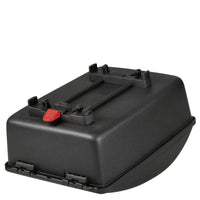 KLICKfix Gepäckträger - Fahrradbox 12 (Racktime) 35 cm (black) - Markenkoffer
