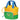 KLICKfix Lori Shopper - Fahrradtasche für Kinder (grün) - Markenkoffer