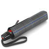 Knirps T.200 M Duomatic - Taschenschirm Regenschirm (check grey)