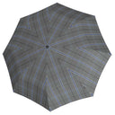 Knirps T.200 M Duomatic - Taschenschirm Regenschirm (check grey) - Markenkoffer