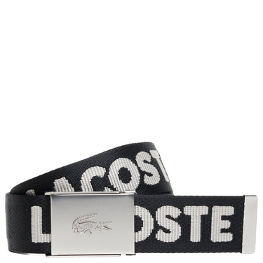Lacoste Accessoire Jacquard - Gürtel 4 cm (ecru/vanille - mandarine, 120 cm) - Markenkoffer