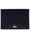 Lacoste FG - Portafoglio per carte di credito in pelle 6 cc 11 cm (blu)