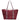 Lacoste Izzie - Shopper mit Color - Block - Tragegriff 35 cm (cranberry) - Markenkoffer