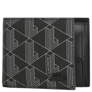 Lacoste The Blend Geschenkset - Geldbörse 3cc und Schlüsselring (monogram noir gris) - Markenkoffer