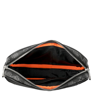 Lacoste The Blend - Gürteltasche 23 cm (monogram noir gris) - Ansicht 6