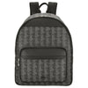 Lacoste The Blend - Zaino in Canvas 40 cm (monogramma totale nero)