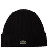 Lacoste Unisex Beanie - Cappello in lana a coste (blu navy/farina)