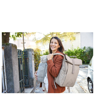 Lässig Green Label Rolltop Up - Wickelrucksack 42 cm (taupe) - Markenkoffer