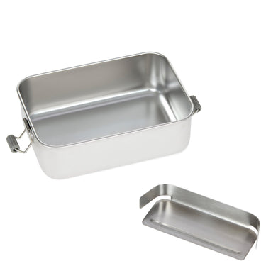 Lässig Lunchbox Stainless Steel Solid 18 cm - Brotzeitbox (Bold Dark Olive) - Ansicht 3