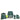 Lässig School Set Boxy Unique - Schulranzen Set 7tlg. (Dark Green Ocean Edition) - Markenkoffer