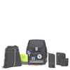Lässig School Set Boxy Unique - Set zaino scolastico 7 pz. (Speckles Anthracite)