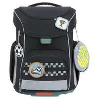 Lässig School Set Slim Unique - Schulranzen Set 7tlg. (Black) - Markenkoffer