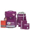 Lässig School Set Slim Unique - Set di Zaini Scolastici 7 pezzi (Lilla)