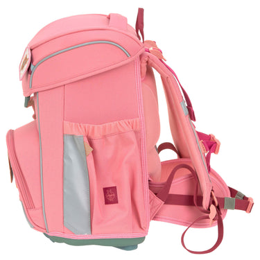 Lässig School Set Slim Unique - Schulranzen Set 7tlg. (Pink) - Markenkoffer