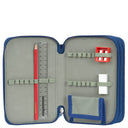 Lässig School Triple Pencil Case - Mäppchen (Unique Dark Blue) - Markenkoffer