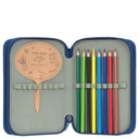Lässig School Triple Pencil Case - Mäppchen (Unique Dark Blue) - Markenkoffer