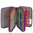 Lässig School Triple Pencil Case - Mäppchen (Unique Lilac) - Markenkoffer