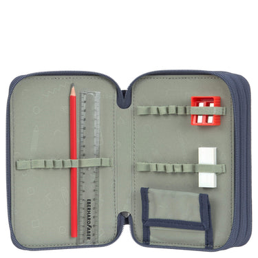Lässig School Triple Pencil Case - Mäppchen (Unique Navy) - Markenkoffer