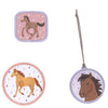 Lässig Zubehör School Patches Set - Portachiavi/Patches (Cavallo)