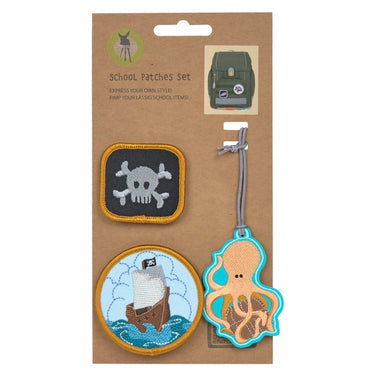 Lässig Zubehör School Patches Set - Anhänger/Patches (Pirates) - Markenkoffer