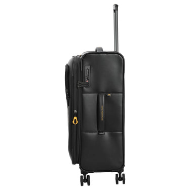 Mandarina Duck ECO - 4 - Rollen - Trolley M 67 cm erw. (black) - Markenkoffer