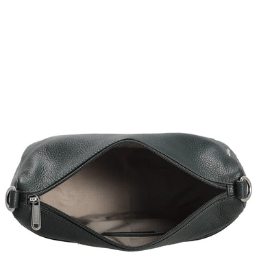 Mandarina Duck Mellow Leather Hobo - Umhängetasche 28.5 cm (scarab) - Markenkoffer