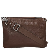 Mandarina Duck Mellow Leather Pochette - Abendtasche 23 cm (milk chocolate) - Ansicht 4