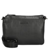 Mandarina Duck Mellow Leather Pochette - Evening Bag 23 cm (Color: black)