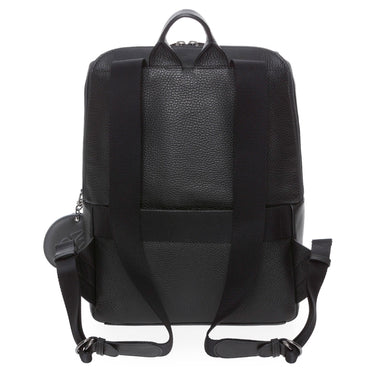 Mandarina Duck Mellow Leather - Rucksack 13" 36 cm Leder (black) - Markenkoffer