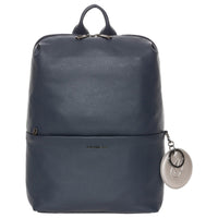 Mandarina Duck Mellow Leather - Rucksack 13" 36 cm Leder (dress blue) - Markenkoffer